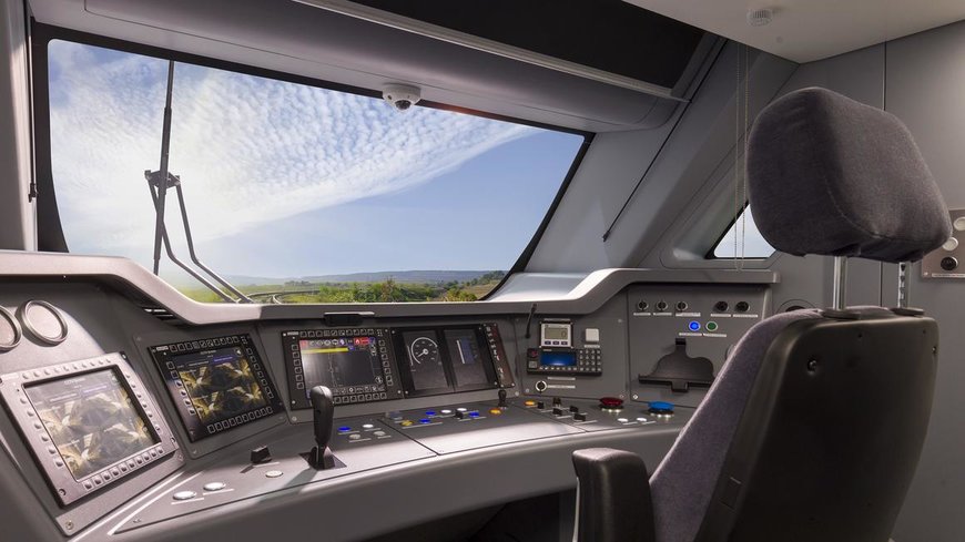 Alstom and Irish Rail reveal full-size model of DART+ carriage in Dublin